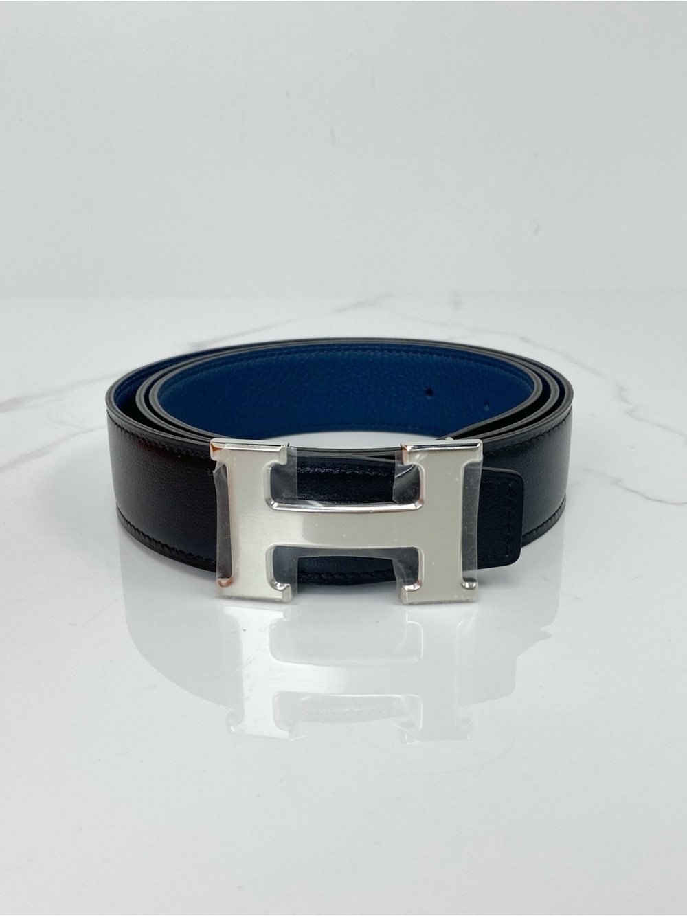 Hermès H Belt Buckle & Reversible Leather Strap